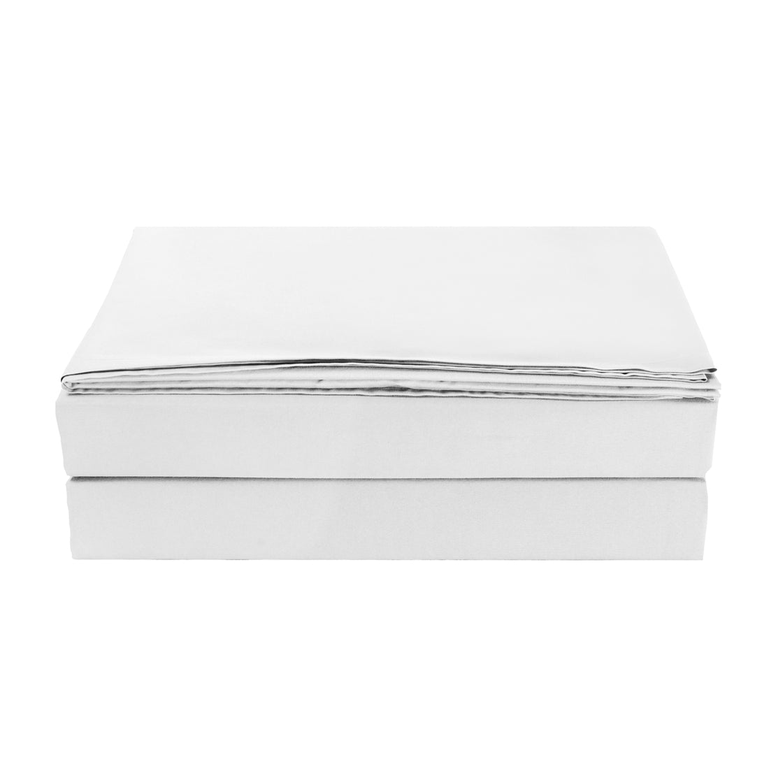 Sonia Linens Home Basic Soft Brushed Microfibre Flat Sheet - Non Iron Breathable Hypoallergenic Top Sheet