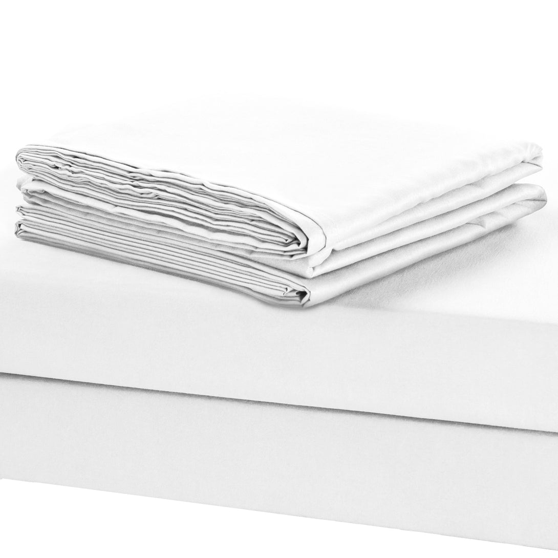 Sonia Linens Home Basic Soft Brushed Microfibre Flat Sheet - Non Iron Breathable Hypoallergenic Top Sheet