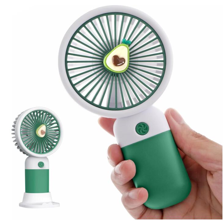 Cute Handheld Portable Fan Strong Power With USB Rechargeable