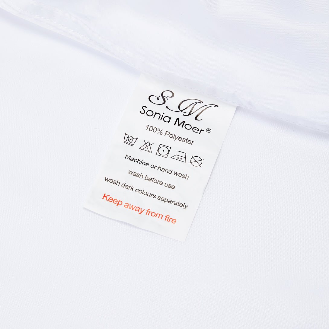Sonia Moer Super Soft Brushed Microfibre Flat Sheet - Non Iron Breathable Hypoallergenic Top Sheet-Wholesale Deal