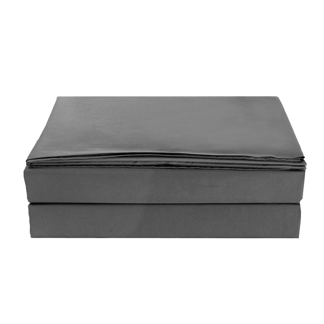 Sonia Linens Home Basic Soft Brushed Microfibre Flat Sheet - Non Iron Breathable Hypoallergenic Top Sheet