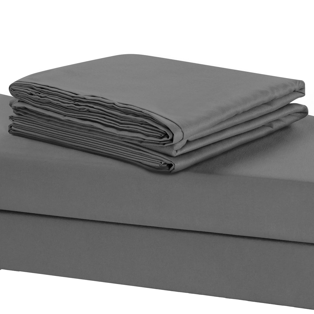 Sonia Linens Home Basic Soft Brushed Microfibre Flat Sheet - Non Iron Breathable Hypoallergenic Top Sheet