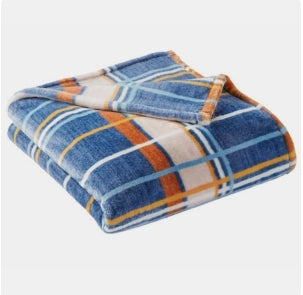 Sonia Linens Home Basic Decorative Ultra Plush Blanket Collection, Heavy Weight, Multiple Patterns and Colours