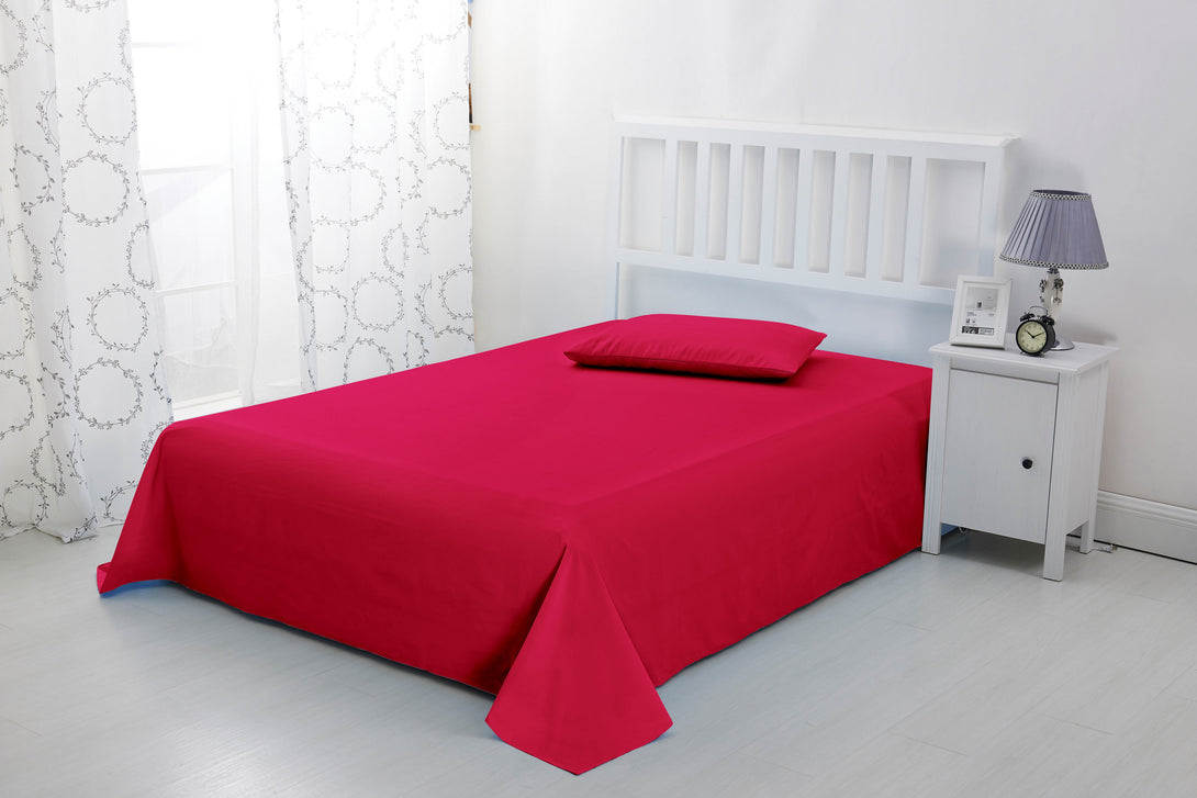 Sonia Moer Super Soft Brushed Microfibre Flat Sheet - Non Iron Breathable Hypoallergenic Top Sheet-Wholesale Deal