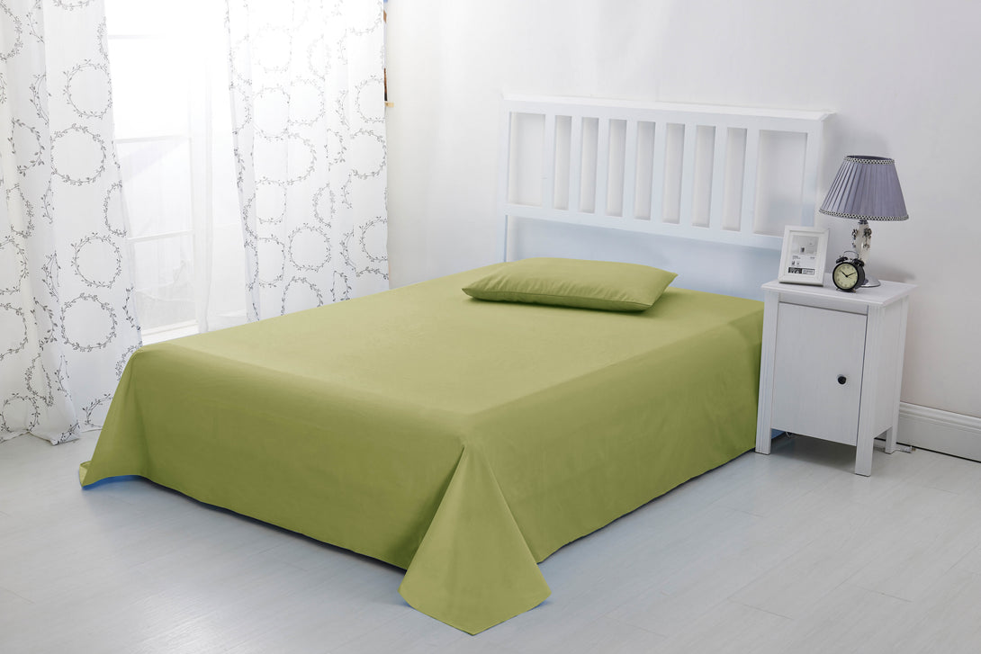 Sonia Moer Super Soft Brushed Microfibre Flat Sheet - Non Iron Breathable Hypoallergenic Top Sheet-Wholesale Deal