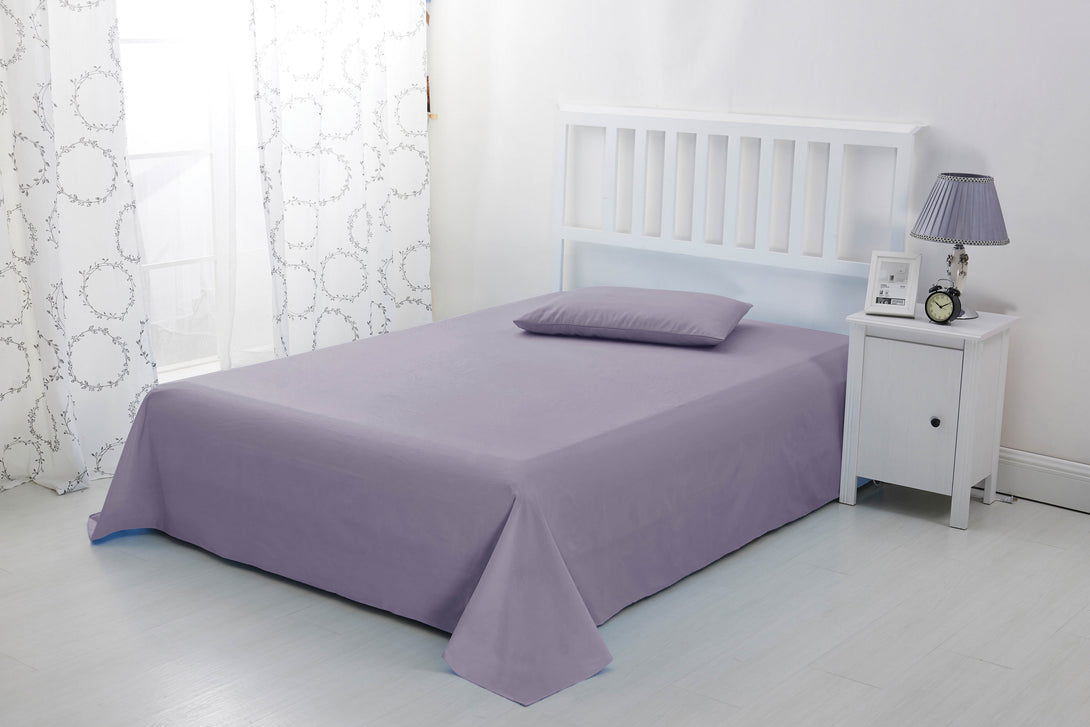 Sonia Moer Super Soft Brushed Microfibre Flat Sheet - Non Iron Breathable Hypoallergenic Top Sheet-Wholesale Deal