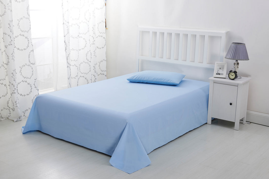 Sonia Linens Home Basic Soft Brushed Microfibre Flat Sheet - Non Iron Breathable Hypoallergenic Top Sheet
