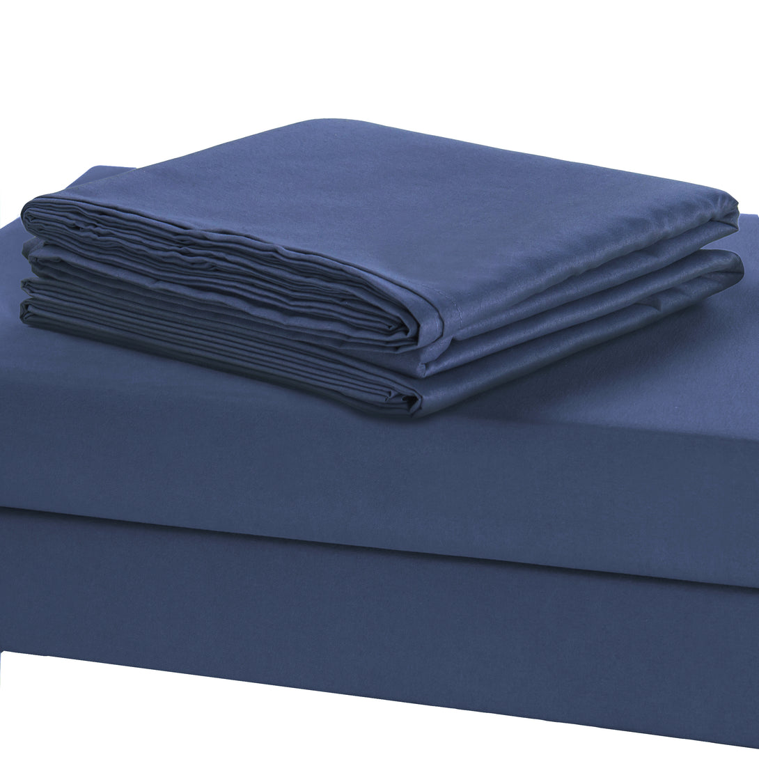 Sonia Moer Super Soft Brushed Microfibre Flat Sheet - Non Iron Breathable Hypoallergenic Top Sheet-Wholesale Deal